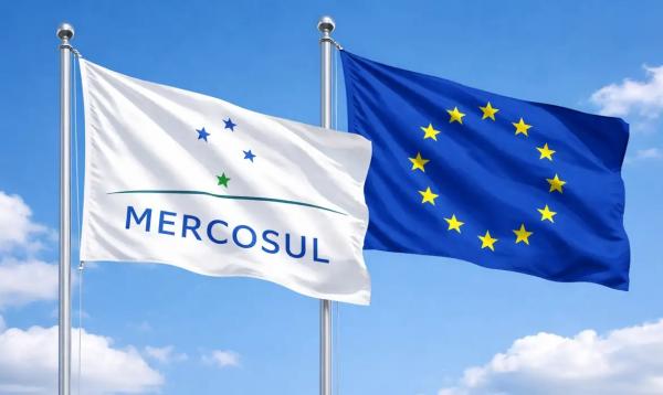Embaixadores da UE aprovam provisoriamente acordo com Mercosul.(Imagem:Uni&atilde;o Europeia/Mercosul)