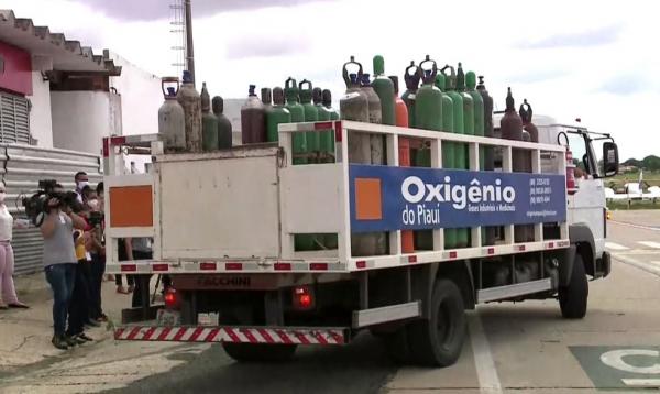 Duração de oxigênio em estoque cai em Teresina devido ao aumento de casos de Covid-19, alerta FMS(Imagem:Reprodução)