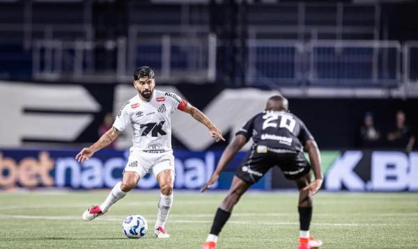 Brasileiro: Santos e Ceará ficam no 0 a 0 no fechamento da 8ª rodada.(Imagem:RAUL BARETTA/SANTOS FC/DIREITOS RESERVADOS)