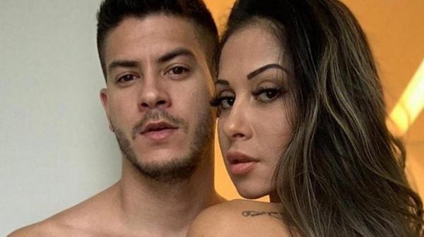 Fotos de Maíra Cardi e Arthur Aguiar são usadas em site adulto(Imagem:Reprodução)