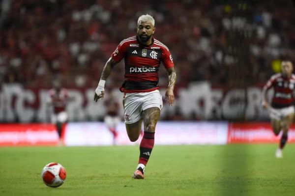 Gabigol não estava atuando com frequência pelo Flamengo antes de ser suspenso.(Imagem:Gilvan de Souza/Flamengo)