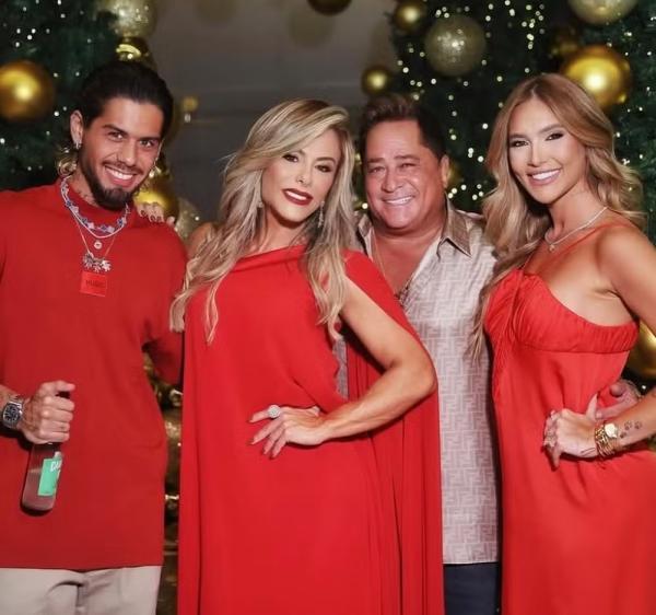 Zé Felipe, Poliana, Leonardo e Virginia.(Imagem:Reprodução/Instagram)