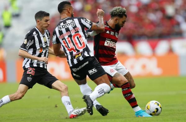 Atlético-MG x Flamengo pelo Brasileirão 2022; equipes voltam a se enfrentar na Copa do Brasil.(Imagem:Gilvan de Souza/Flamengo )