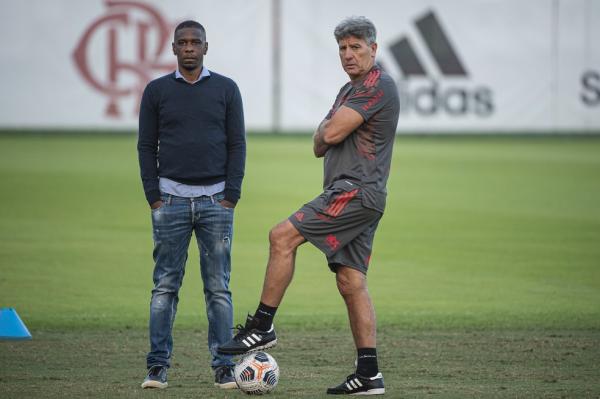 Renato Gaúcho jogou com Juan no Flamengo em 97/98.(Imagem:Alexandre Vidal/Flamengo)