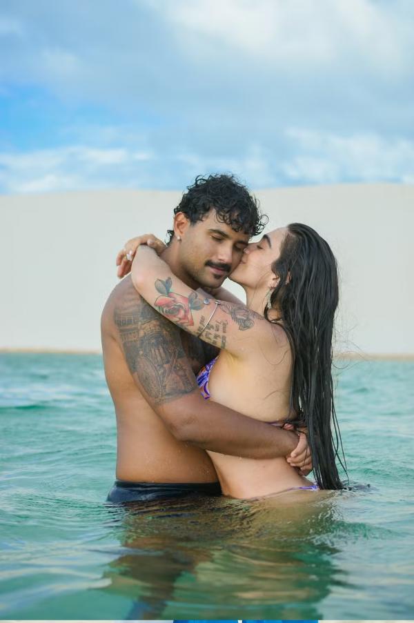 Lucas Pizane e Giovana (Imagem: Will Dias / Brazil News)