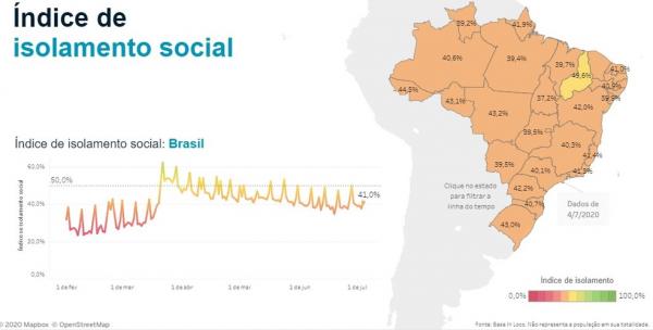 Piauí atingiu na terça-feira o 4° maior índice de isolamento do Brasil(Imagem:Divulgação)