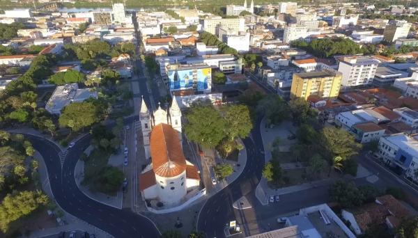 Imagem aérea do Centro de Teresina, Piauí, em 16 de agosto de 2021(Imagem:Magno Bonfim)