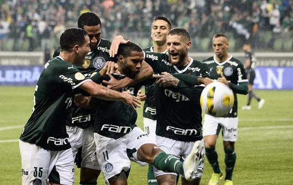 Gol de Wesley em Palmeiras x Botafogo.(Imagem:Marcos Ribolli)