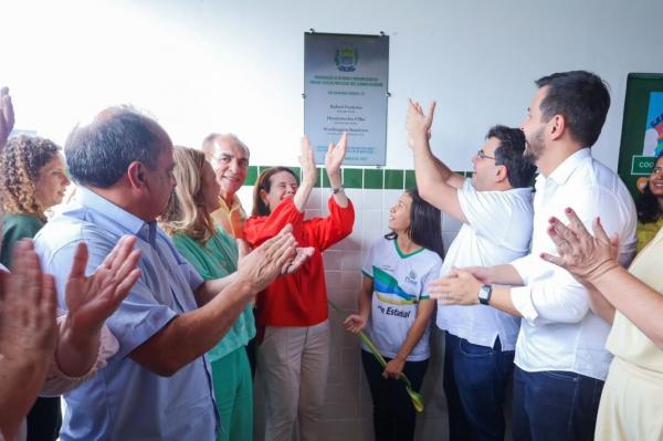 Governador Rafael Fonteles inaugura escolas em São Raimundo Nonato.(Imagem:Divulgação)