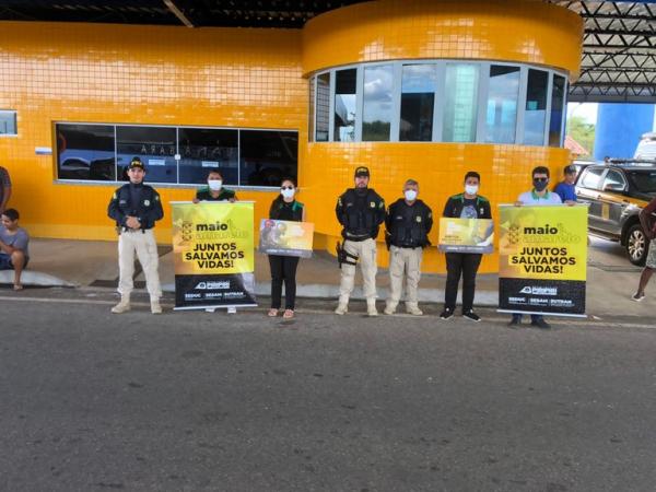 Neste ano, a PRF PI alcançou 10.643 pessoas com a campanha que trouxe como tema