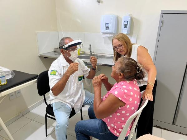 A ação foi realizada na UBS Otávio José Neri, com oferta de serviços de saúde.(Imagem:Ascom Sesapi)