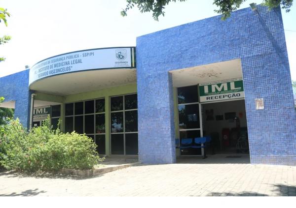 Sede do Instituto de Medicina Legal (IML) de Teresina, no Piauí.(Imagem:Bárbara Rodrigues/G1)