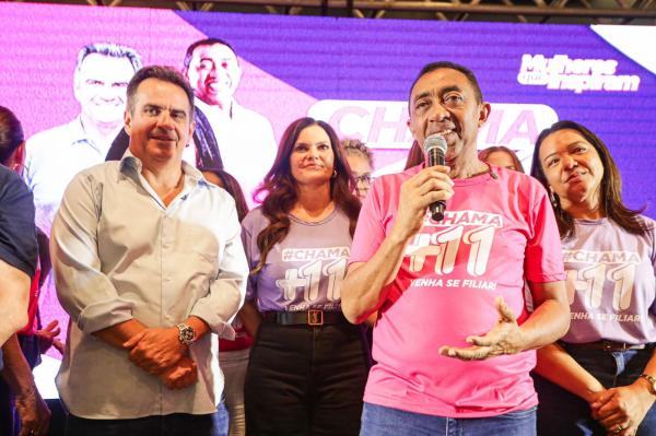 Joel, ao lado da esposa M&aacute;rcia, juntamente com Ciro, Margarete e lideran&ccedil;as, prestigiam evento do PP(Imagem:Ascom )