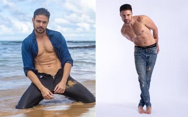 O modelo Bernardo Rabello(Imagem:reprodução/ instagram e Duo P)