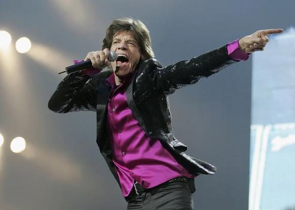  Mick Jagger no show do The Rolling Stones, em 2006 , no Japão.(Imagem:Junko Kimura/Getty Images )