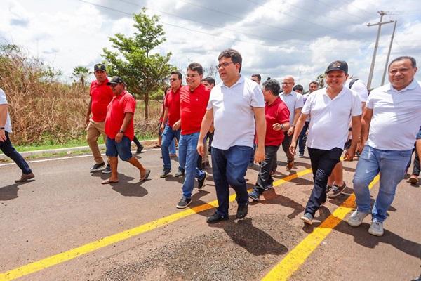 Governador inaugura restauração de rodovia que interliga União, Miguel Alves, Porto e Campo Largo(Imagem:Divulgação)