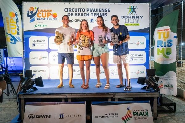 Circuito Summer Cup de Beach Tennis premia as duplas campeãs na 1ª rodada(Imagem:Lucas Duarte - Wodshot)