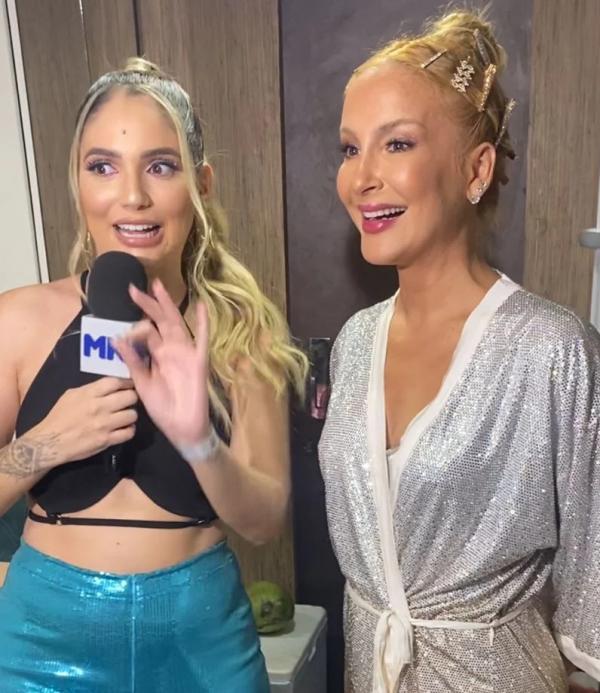 Claudia Leitte concede entrevista para a Rede Meio Norte.(Imagem:Reprodução)