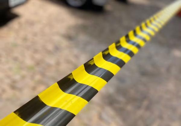 Local de crime, homicídio, no Piauí.(Imagem:Maria Romero/g1)