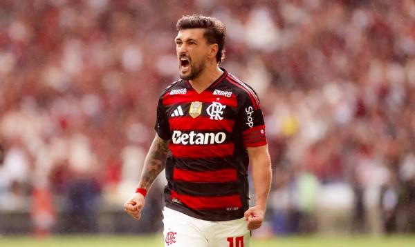 Arrascaeta é escolhido como craque do Prêmio Brasileirão 2025.(Imagem:ADRIANO FONTES/FLAMENGO/DIREITOS RESERVADOS)