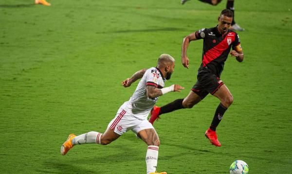 Atlético-GO supera Flamengo, que continua sem pontuar no Brasileiro.(Imagem:Alexandre Vidal/Flamengo/Direitos Reservados)