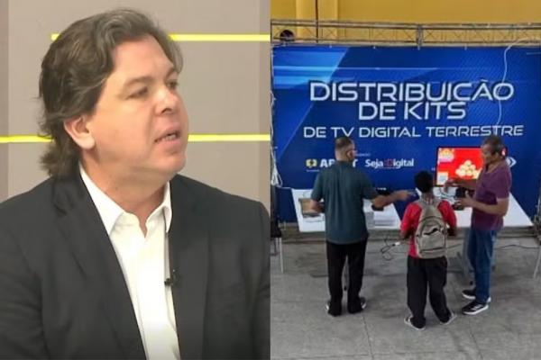 Ministro diz que entrega de kits digitais no Piauí mostram importância da TV aberta.(Imagem:Rede Clube)
