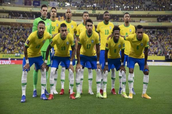 Formação da Seleção que teve grande atuação contra o Uruguai(Imagem:Lucas Figueiredo)