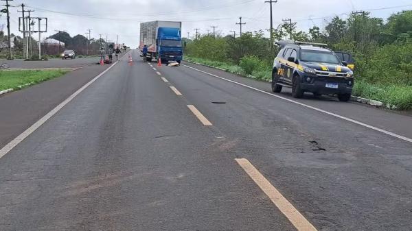 Motociclista morre em colisão com caminhão após sair de festa na zona rural de Piripiri.(Imagem:Leocádio Santos/ Portal Sem Fronteiras)