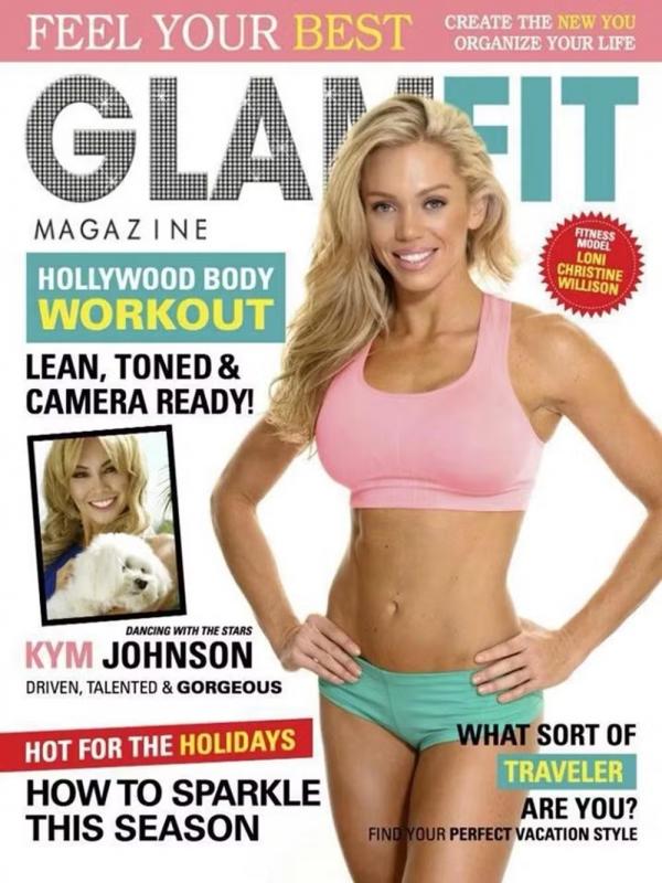 Loni Willison em capa de revista