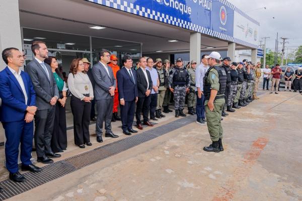 Com investimentos de R$ 6 milh&otilde;es, governo inaugura BPChoque e Bepi em localiza&ccedil;&atilde;o estrat&eacute;gica para refor&ccedil;ar seguran&ccedil;a no Piau&iacute;.(Imagem:Gabriel Paulino)