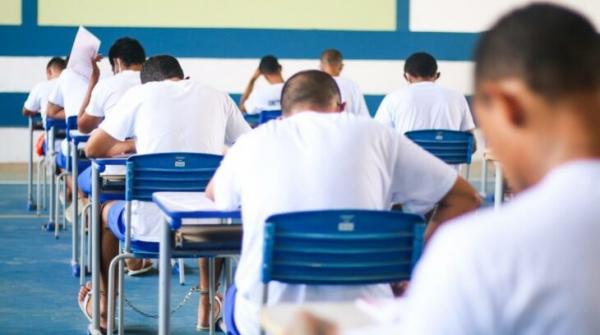 Reeducandos do sistema prisional piauiense têm acesso à educação básica, além de cursos profissionalizantes.(Imagem:Divulgação)