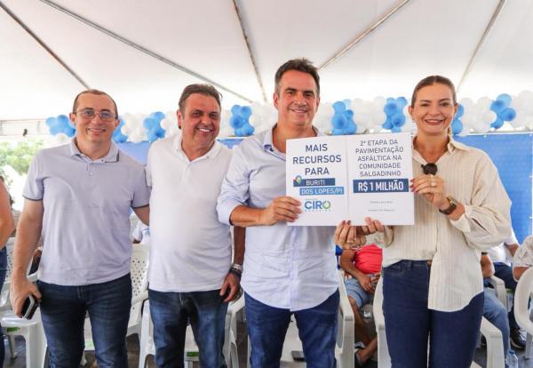 Ciro Nogueira inaugura sistema de água que teve investimento de R$ 1 milhão e beneficia comunidade no Piauí.(Imagem:Ascom)