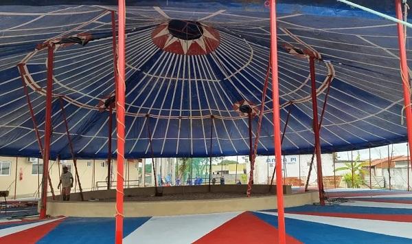  Escola de circo desativada há cerca de 10 anos voltará a funcionar no local.(Imagem:Divulgação/Secult-PI )