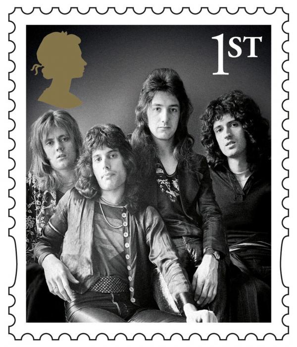 Queen ganha homenagem em selos britânicos(Imagem:Reprodução)