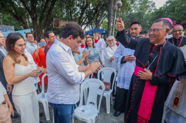 Dom Edivalter deixa a arquidiocese de Floriano após ter sido nomeado pelo papa Francisco para comandar a Diocese de Parnaíba.(Imagem:Divulgação)