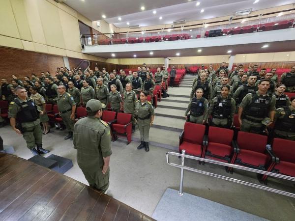 Mais de 100 policiais se formam em capacitação para atuar na expansão da Patrulha Maria da Penha por todo o Piauí.(Imagem:Divulgação)