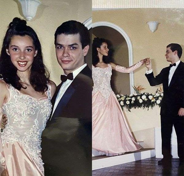 Internauta compartilha foto de Fábio Assunção em baile de debutante(Imagem:Reprodução)