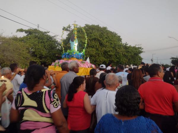 Procissão de encerramento dos festejos de Nossa Senhora da Guia reúne fiéis em Floriano.(Imagem:FlorianoNews)