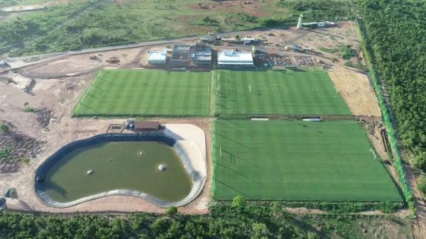 Cuiabá divulga imagens aéreas do CT Manoel Dresch.(Imagem:AssCom Dourado)