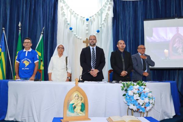 Câmara Municipal homenageia o Terço dos Homens Mãe Rainha com sessão solene.(Imagem:Reprodução/Instagram)