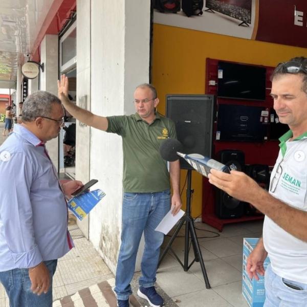 Secretaria de Meio Ambiente realiza a&ccedil;&atilde;o de conscientiza&ccedil;&atilde;o contra polui&ccedil;&atilde;o sonora em Floriano.(Imagem:Reprodu&ccedil;&atilde;o/Instagram)