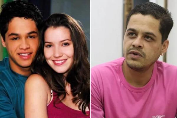 Maxwell Nascimento fez par com Nathalia Dill em Malhação e hoje trabalha como motorista em Santos (SP).(Imagem: Reprodução e Sílvio Luiz/A Tribuna Jornal)