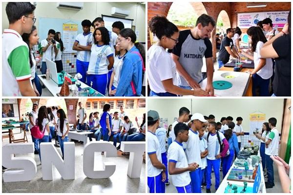 Estudantes da Escola Barjonas Lobão participam da Semana Nacional de Ciências e Tecnologia no IFPI.(Imagem:Reprodução/Instagram)