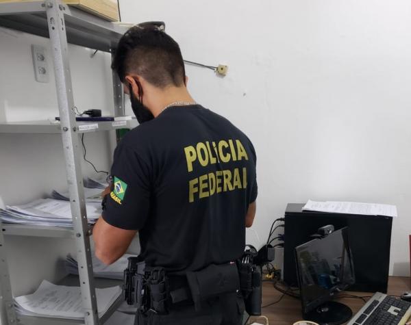 Operação Dolos acontece em nas cidades de Parnaíba, Cocal e Cocal dos Alves, no Piauí.(Imagem:Reprodução/PF)