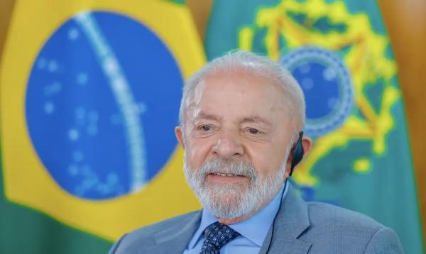 Presidente da República, Luiz Inácio Lula da Silva, durante reunião da Cúpula Virtual sobre Ambição Climática, no Palácio do Planalto.(Imagem:Ricardo Stuckert/PR)