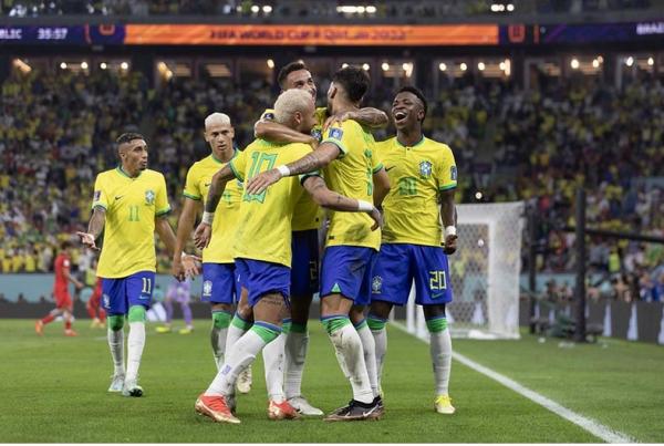 Brasil bate a Coreia, vai às quartas, e mantém vivo sonho do hexa no Catar(Imagem:Divulgação)