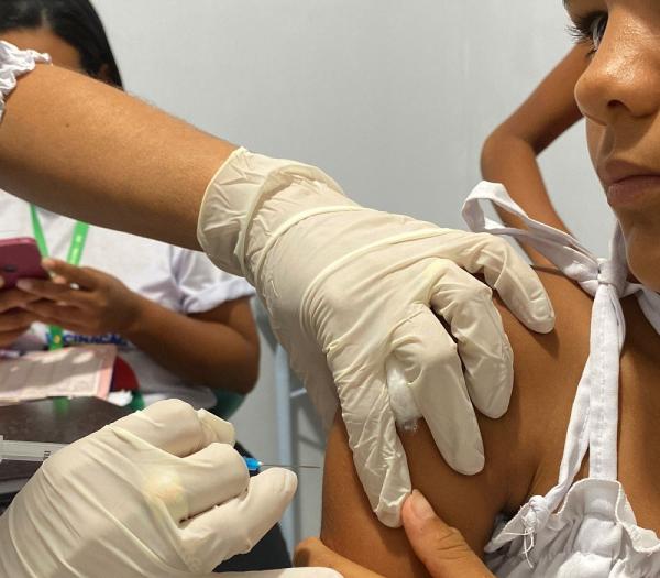 Neste ano, o Ministério da Saúde antecipou a vacinação para o mês de março em razão do aumento da circulação de vírus respiratórios no país.(Imagem:Divulgação)
