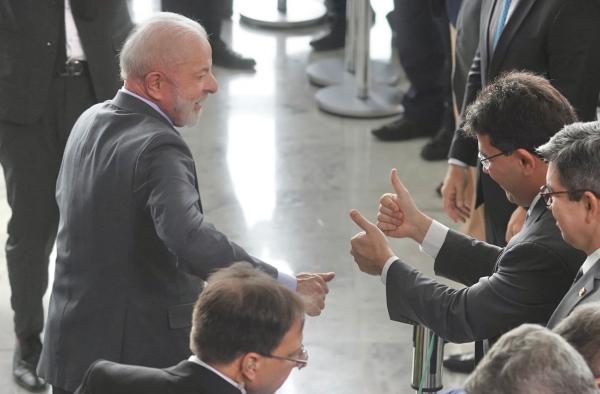 Lula e Rafael Fonteles (Imagem:Renato Braga)