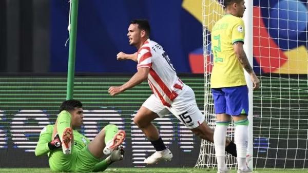 Brasil perde para o Paraguai no quadrangular final do Torneio Pré-Olímpico.(Imagem:AFP)
