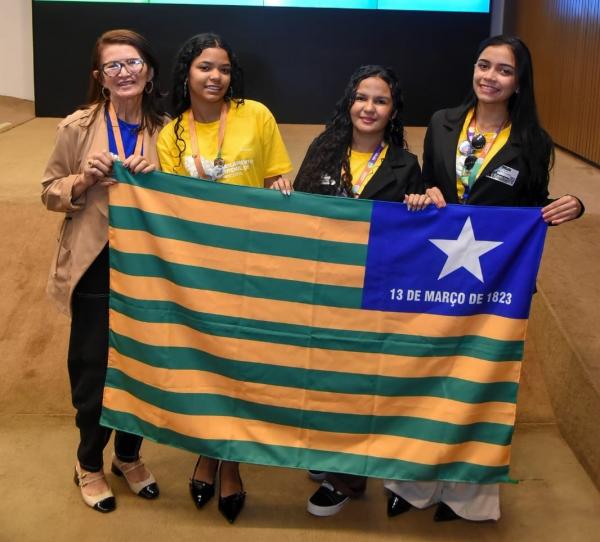 Estudante de São Miguel do Tapuio vai representar o Piauí em etapa internacional do Parlamento Juvenil do Mercosul(Imagem:Divulgação OEI)